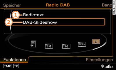 DAB Zusatzinformationen